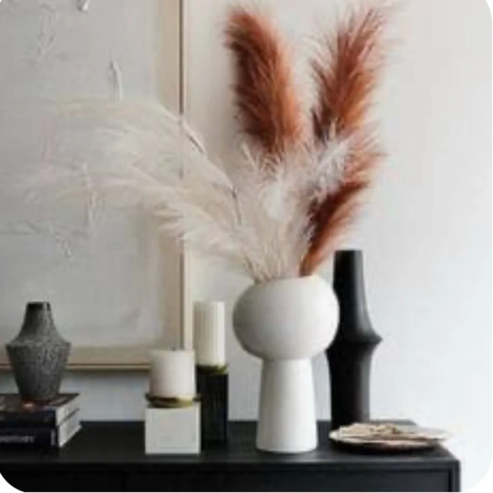 Crate&Barrel Jimena Standing white vase